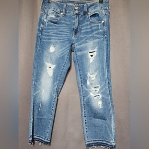 American Eagle Artist Crop Jeans